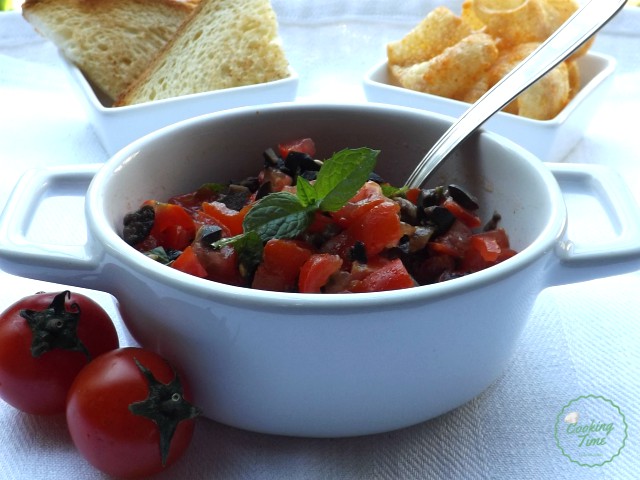 Salsa di pomodorini e olive